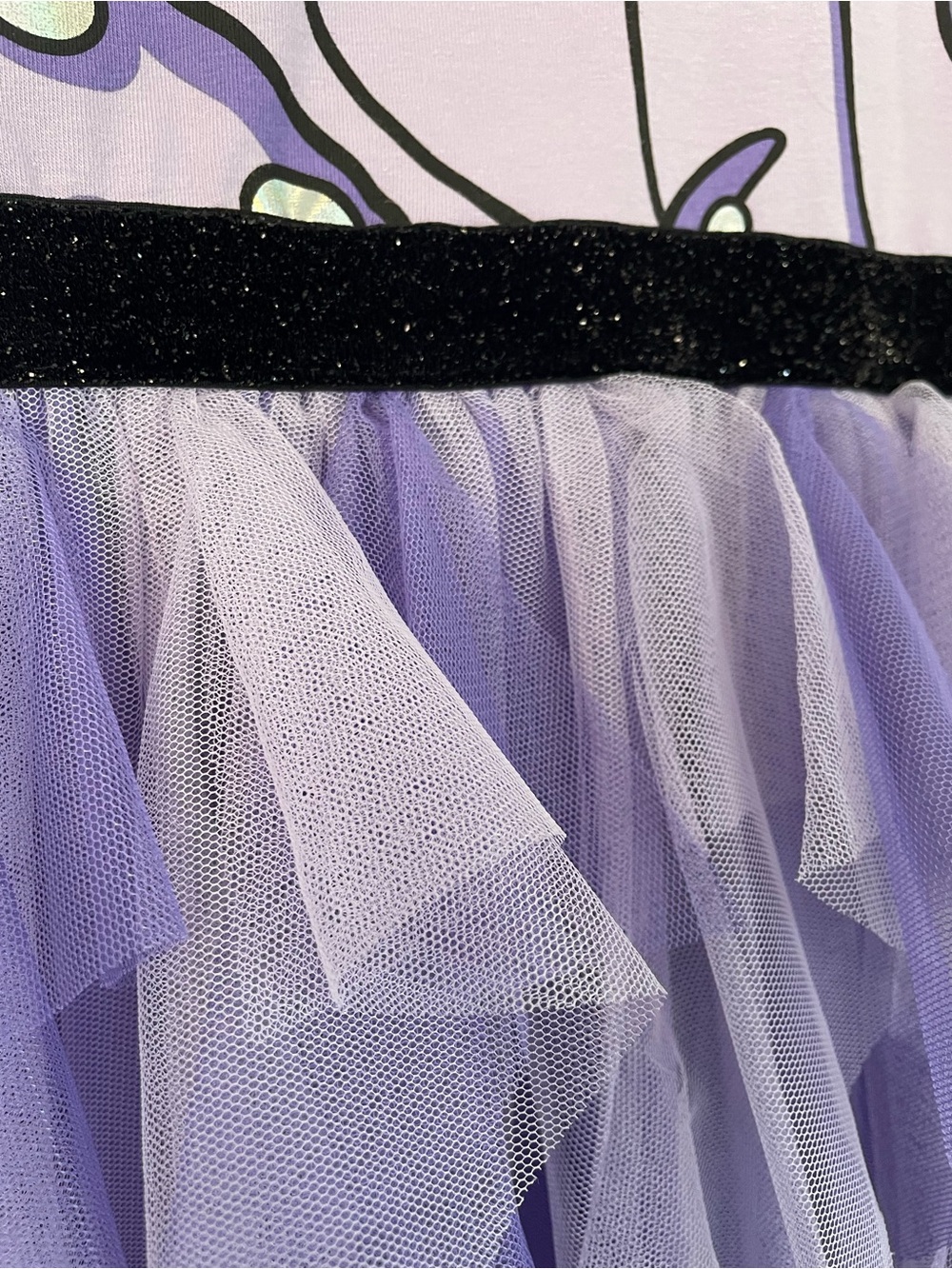 Disney Villains - Ursula Kids Purple Octopus Tulle Costume Dress - Picture 6 of 6